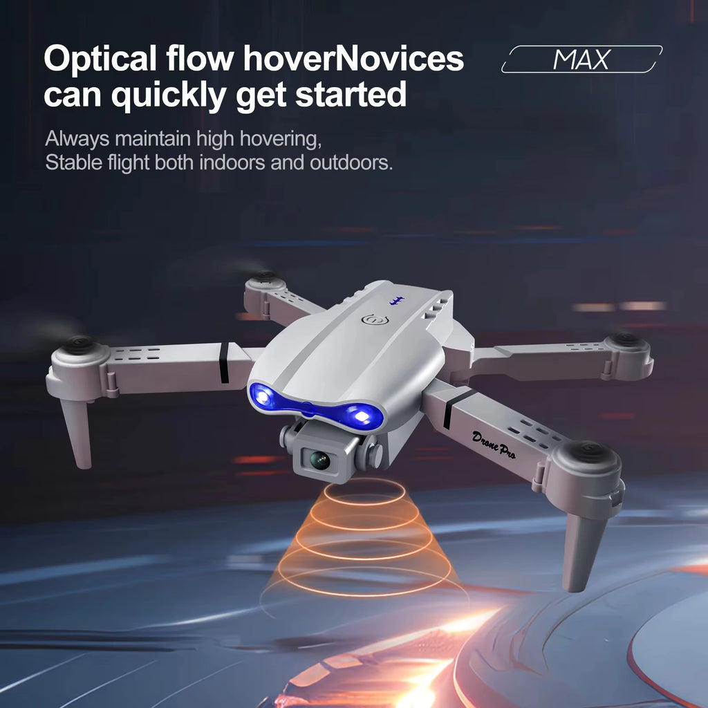 Mini drone pliable E88Pro double caméra 4K - Télécommande FPV enfants