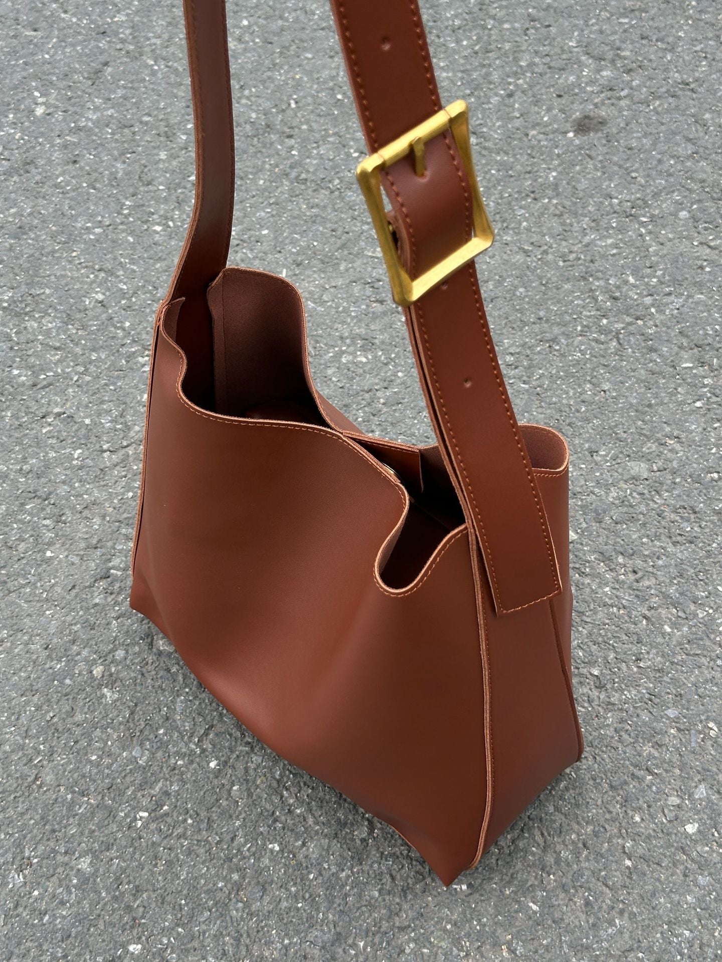 Sac à main seau grande capacité - Ensemble 2 pièces bandoulière
