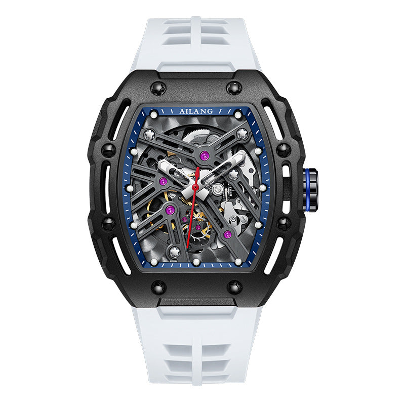 Montre automatique mécanique squelette - Style tonneau Richard
