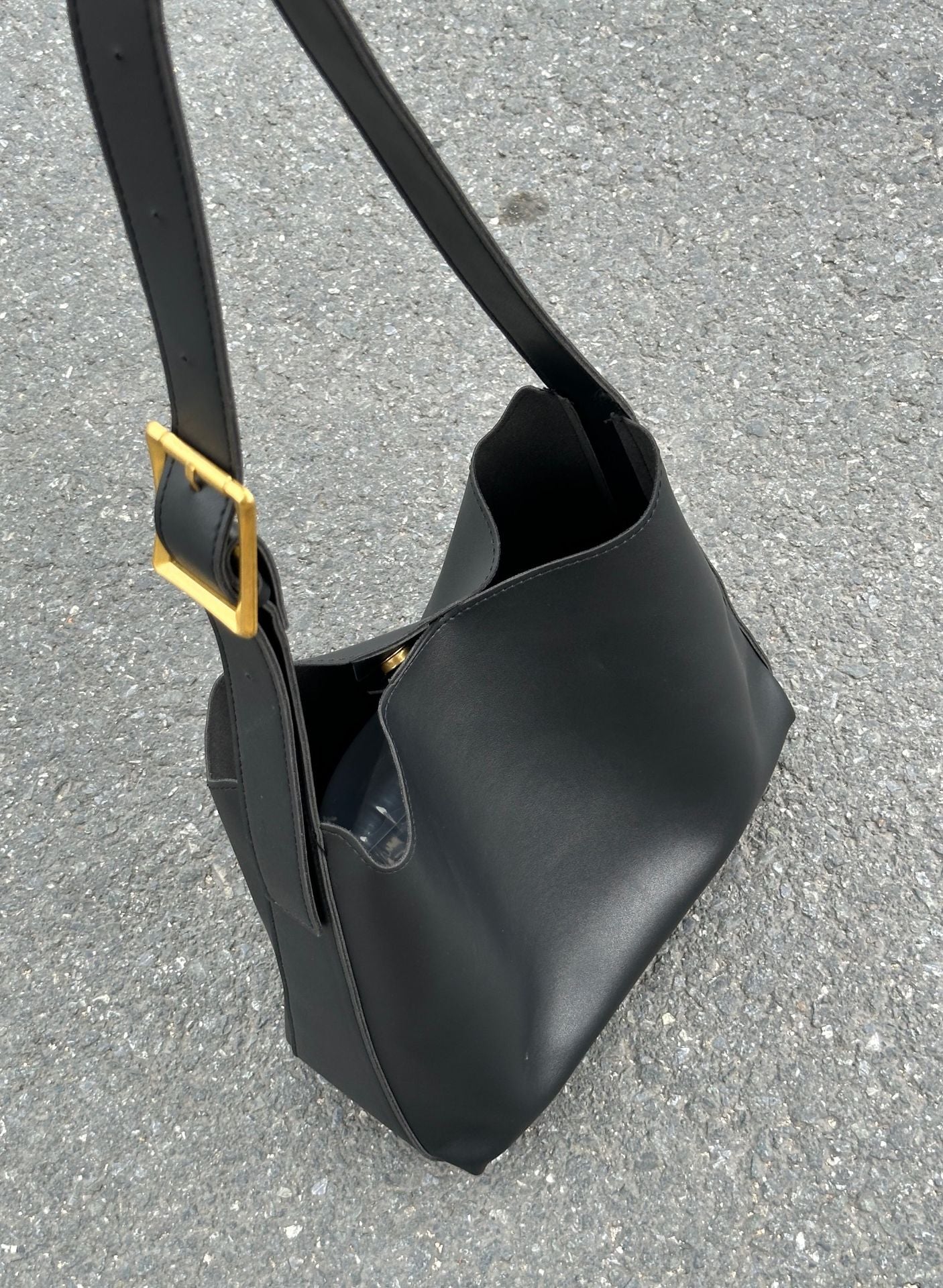 Sac à main seau grande capacité - Ensemble 2 pièces bandoulière