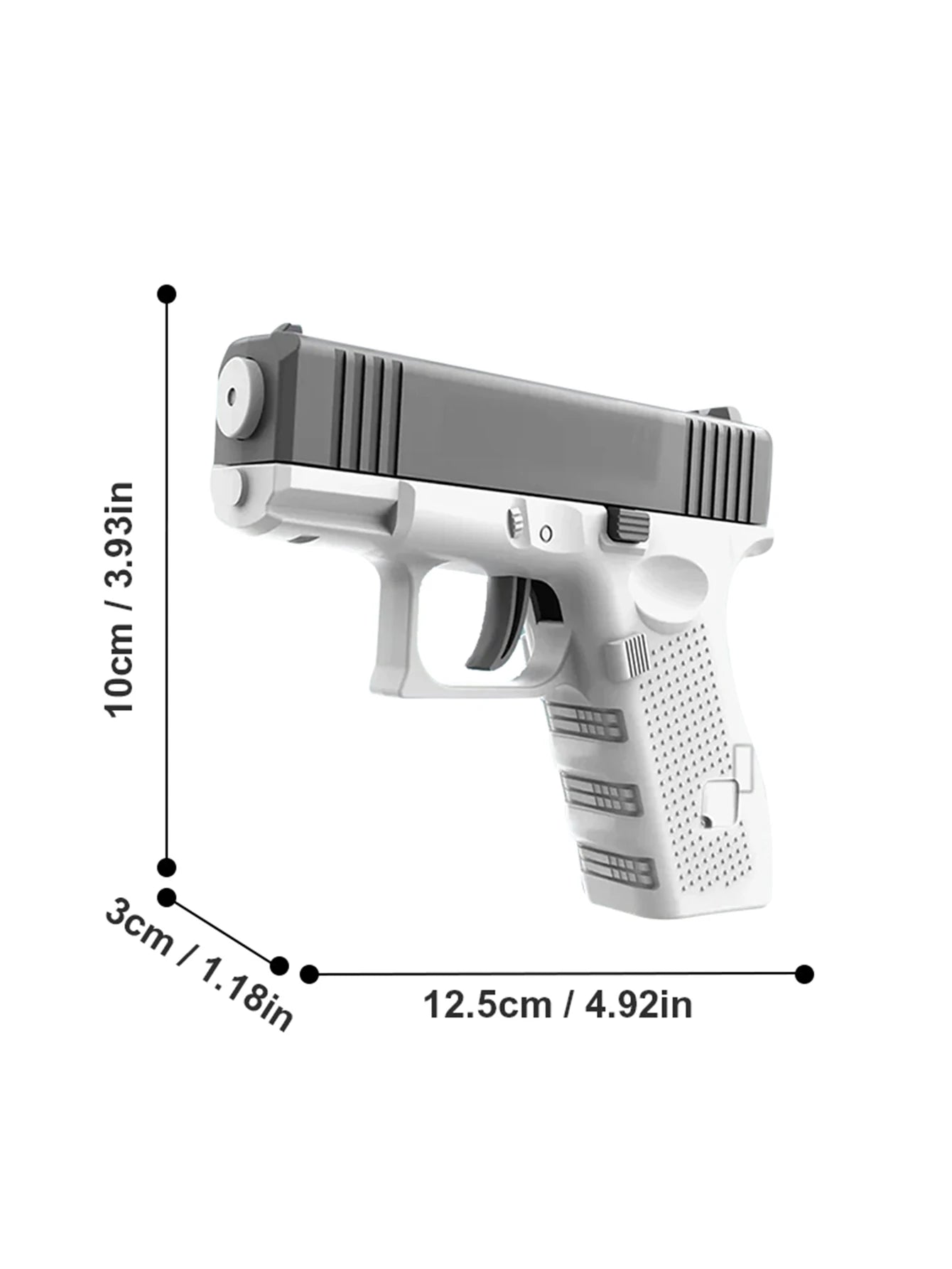 Water Gun Spray New Playful Water Gun Large Capacity Press and Run Mini Pistol Outdoor Water Gun Toy