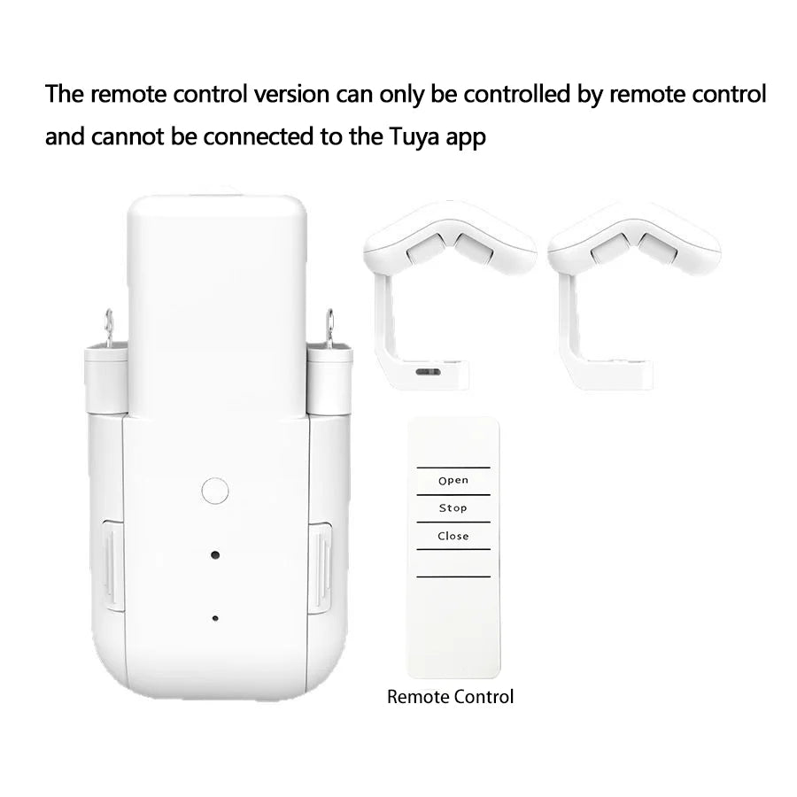 Smart Curtains New generation Robot Rome/T/U-Rail Tracks Automatic Curtain Opener Remote Button Control Curtain Motor