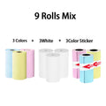 Mini Thermal Printer Pocket Printer Wireless Label Printer With IOS/Android Devices Office/Home For Journals/Memos/Notes/ Photos