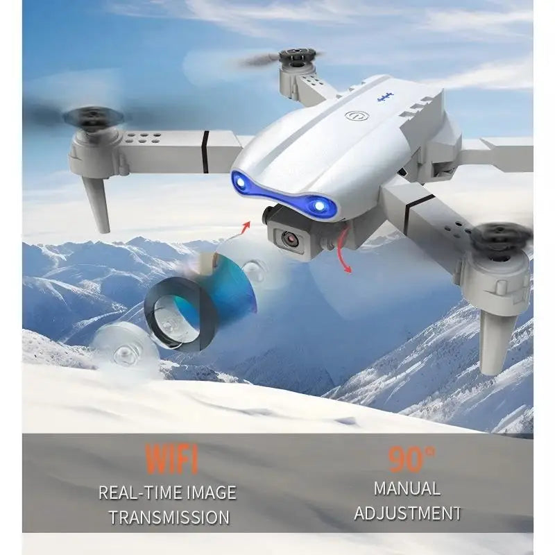 Drone E99 K3 Pro caméra 4K HD pliable - WiFi photographie aérienne