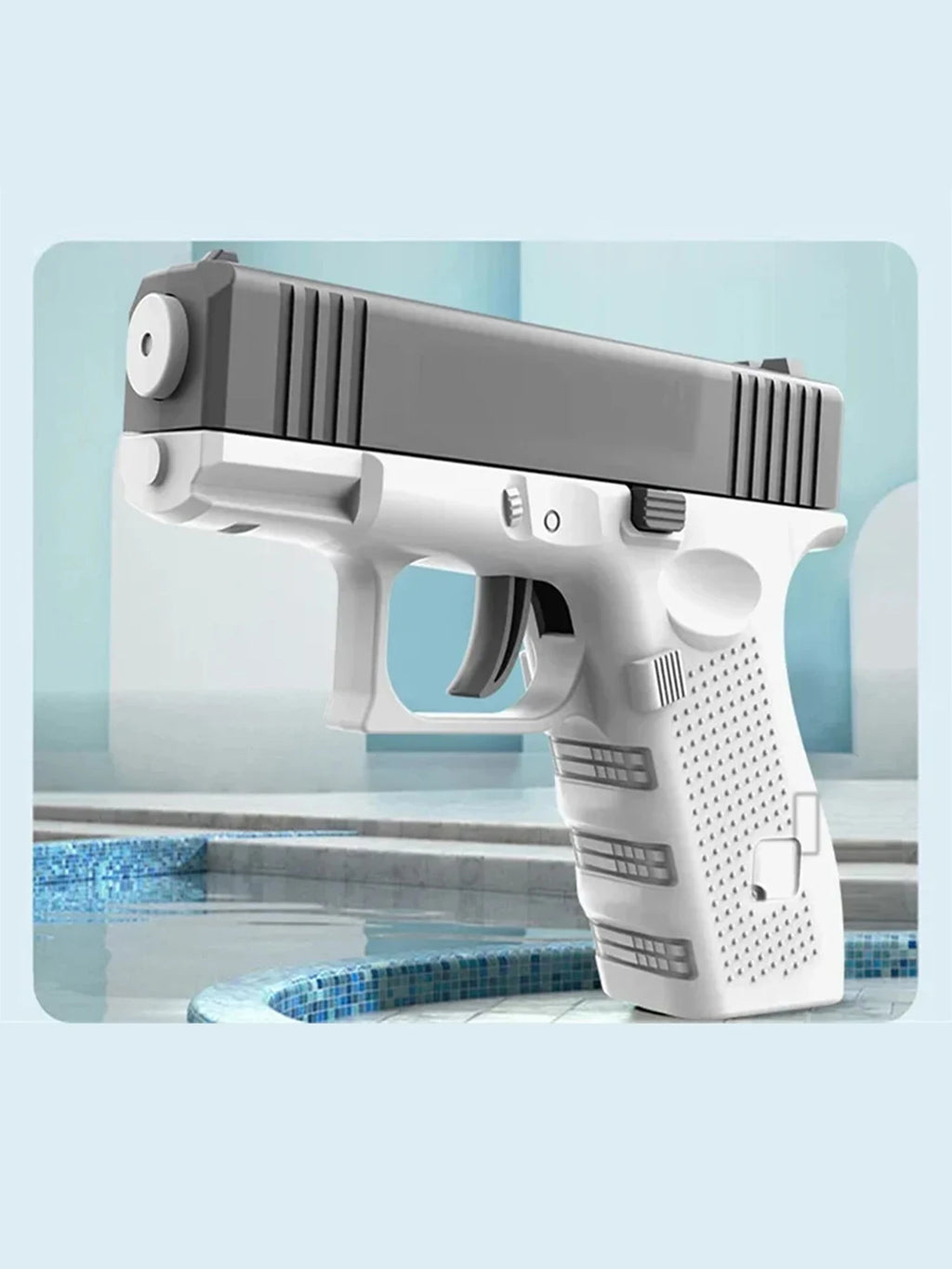 Water Gun Spray New Playful Water Gun Large Capacity Press and Run Mini Pistol Outdoor Water Gun Toy