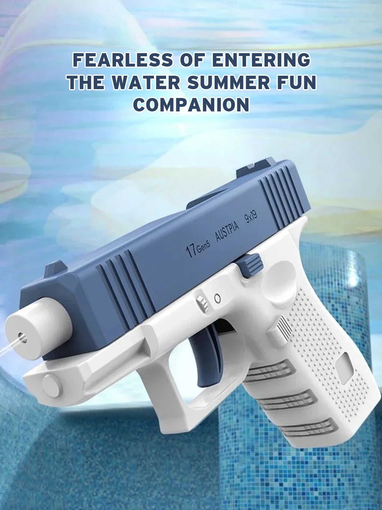 Water Gun Spray New Playful Water Gun Large Capacity Press and Run Mini Pistol Outdoor Water Gun Toy
