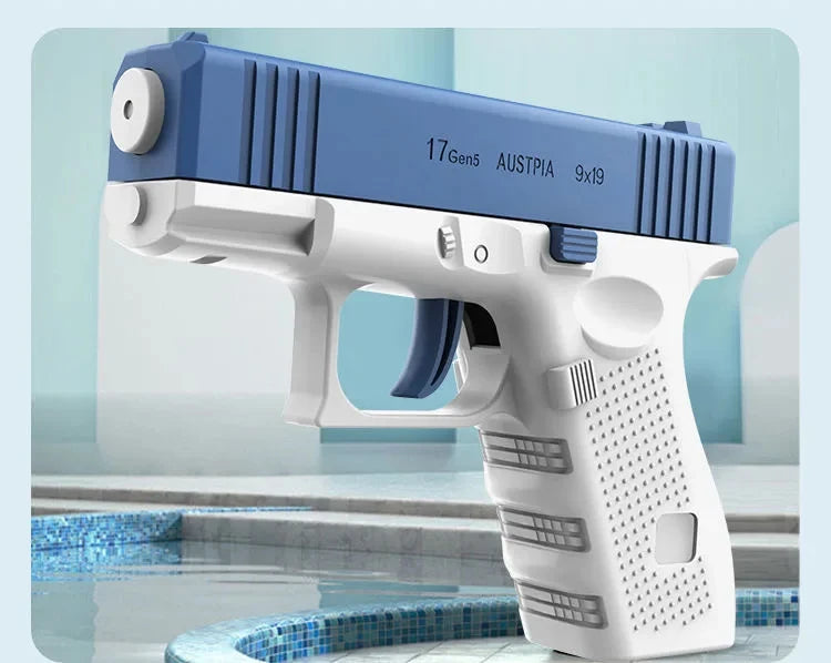 Water Gun Spray New Playful Water Gun Large Capacity Press and Run Mini Pistol Outdoor Water Gun Toy