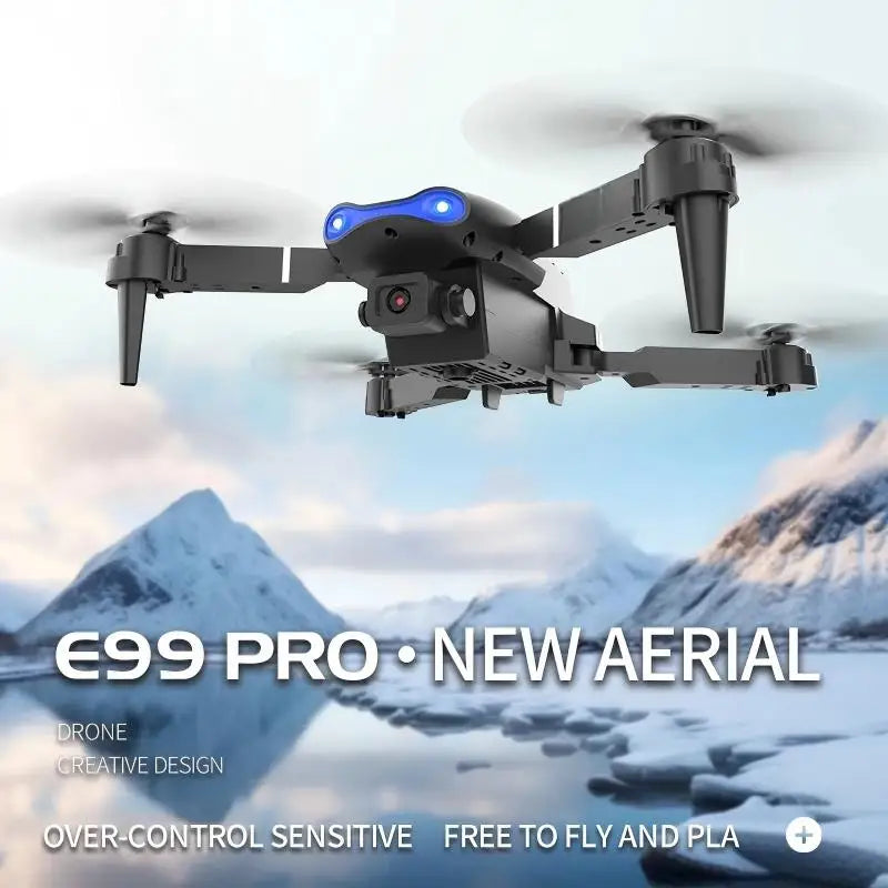 Drone E99 K3 Pro caméra 4K HD pliable - WiFi photographie aérienne