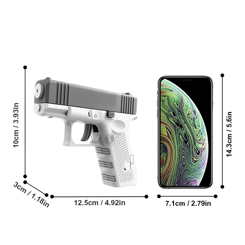 Water Gun Spray New Playful Water Gun Large Capacity Press and Run Mini Pistol Outdoor Water Gun Toy