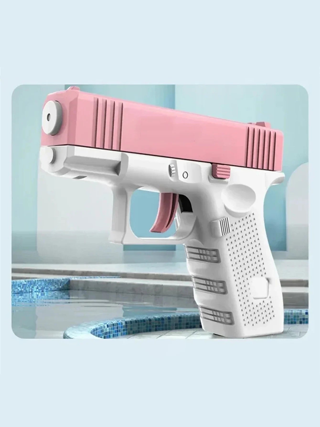 Water Gun Spray New Playful Water Gun Large Capacity Press and Run Mini Pistol Outdoor Water Gun Toy
