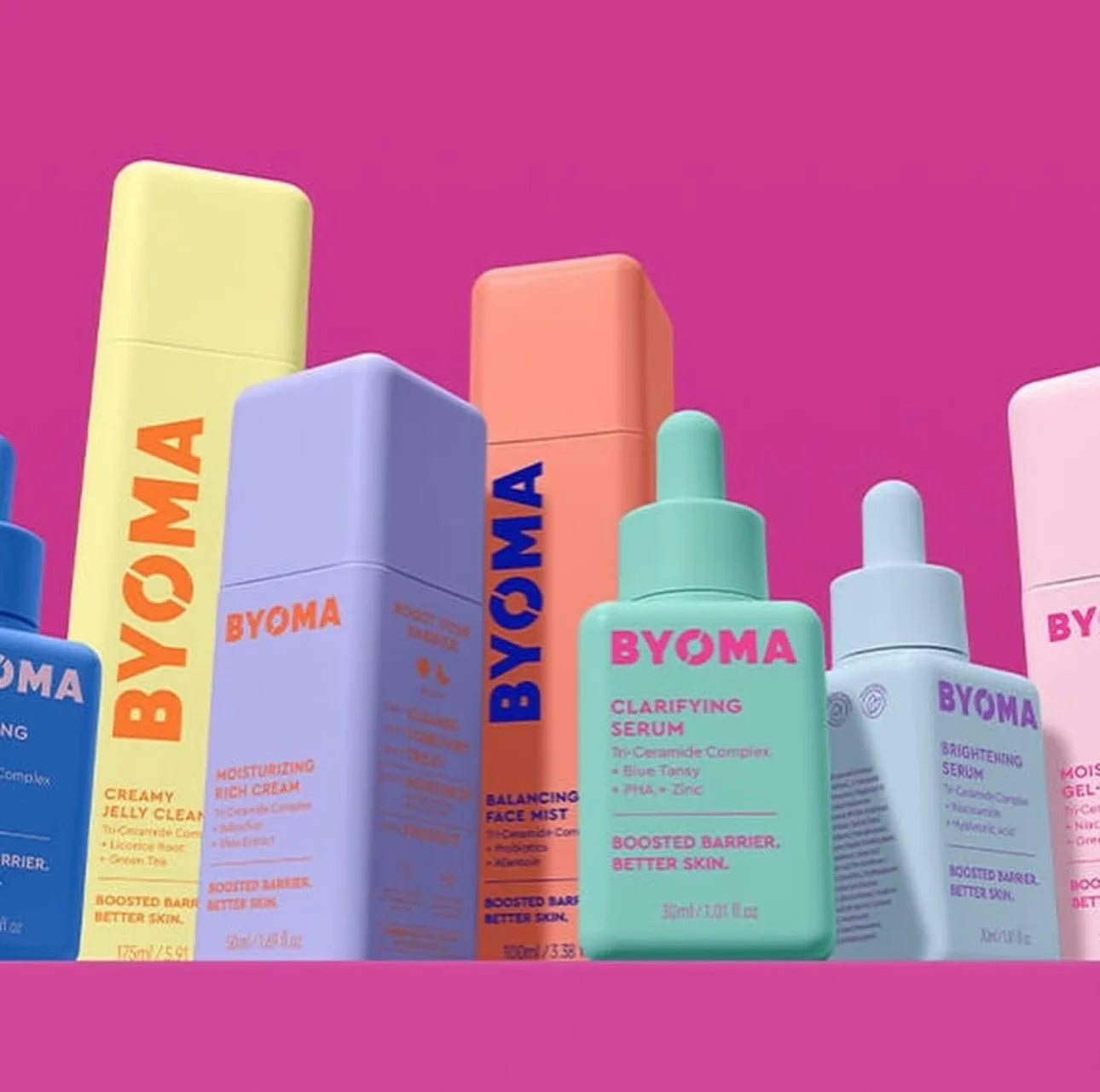 Sérum hydratant BYOMA - Soin visage gel-crème récupérateur éclat