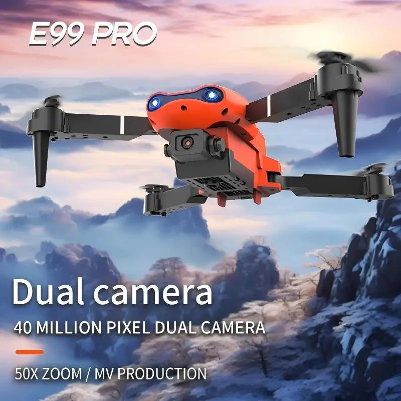 Drone E99 K3 Pro caméra 4K HD pliable - WiFi photographie aérienne