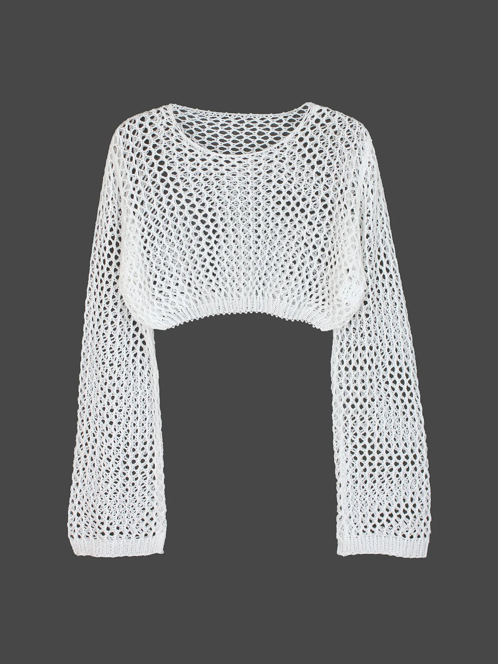 Pull femme col rond manches longues - Tunique plage printemps/été