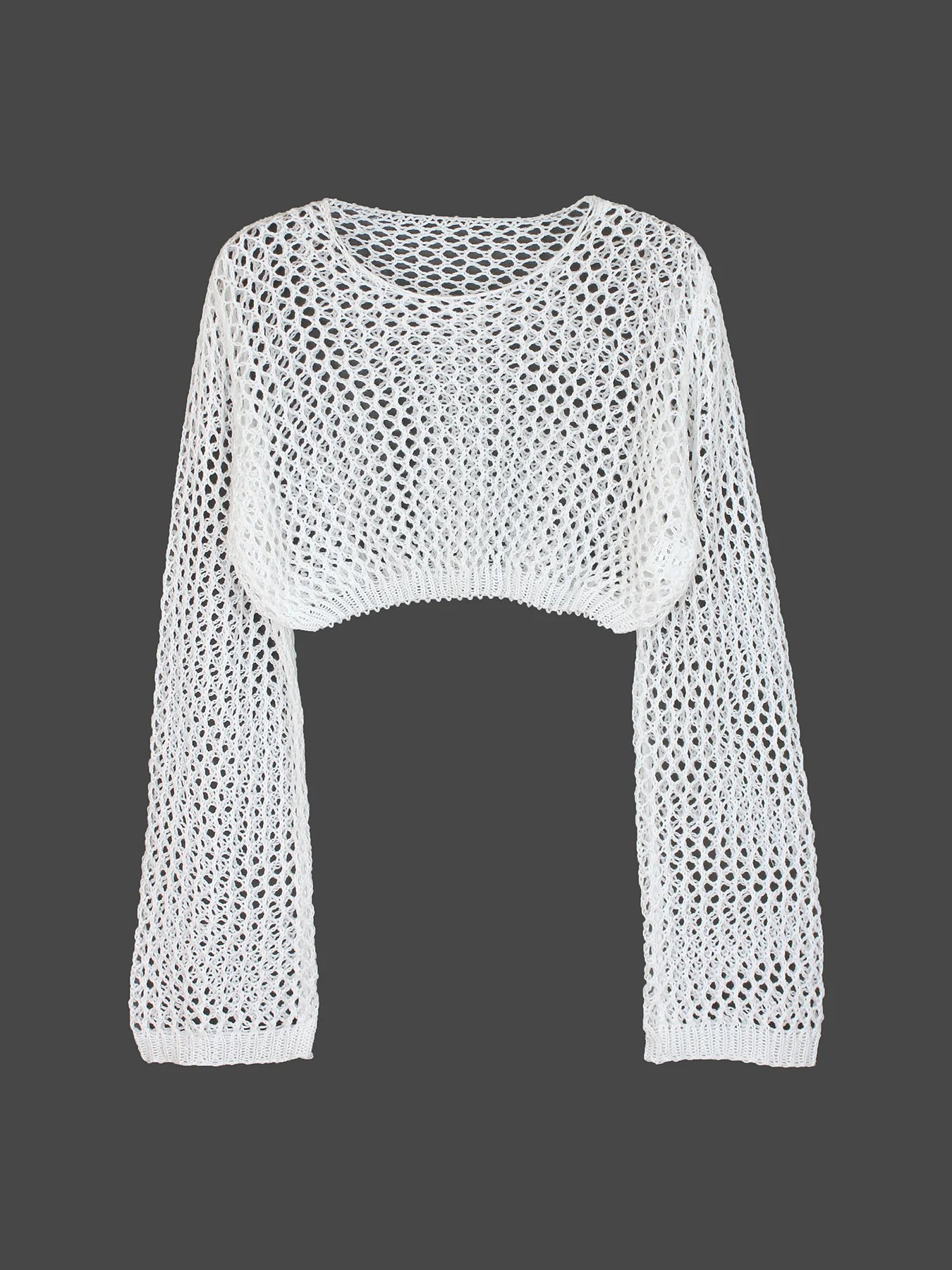 Pull femme col rond manches longues - Tunique plage printemps/été