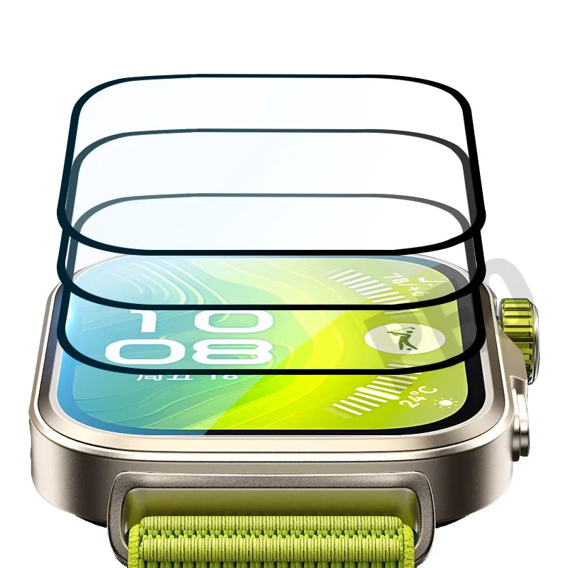 1-3Pcs 9D Curved Film For Huawei Watch fit4 3 Smart Watch Screen Protector Not Glass Full Cover for Huawei Watch Fit 3 4 Pro