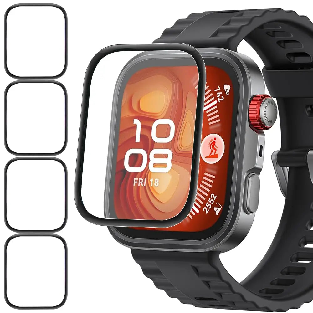 1-3Pcs 9D Curved Film For Huawei Watch fit4 3 Smart Watch Screen Protector Not Glass Full Cover for Huawei Watch Fit 3 4 Pro
