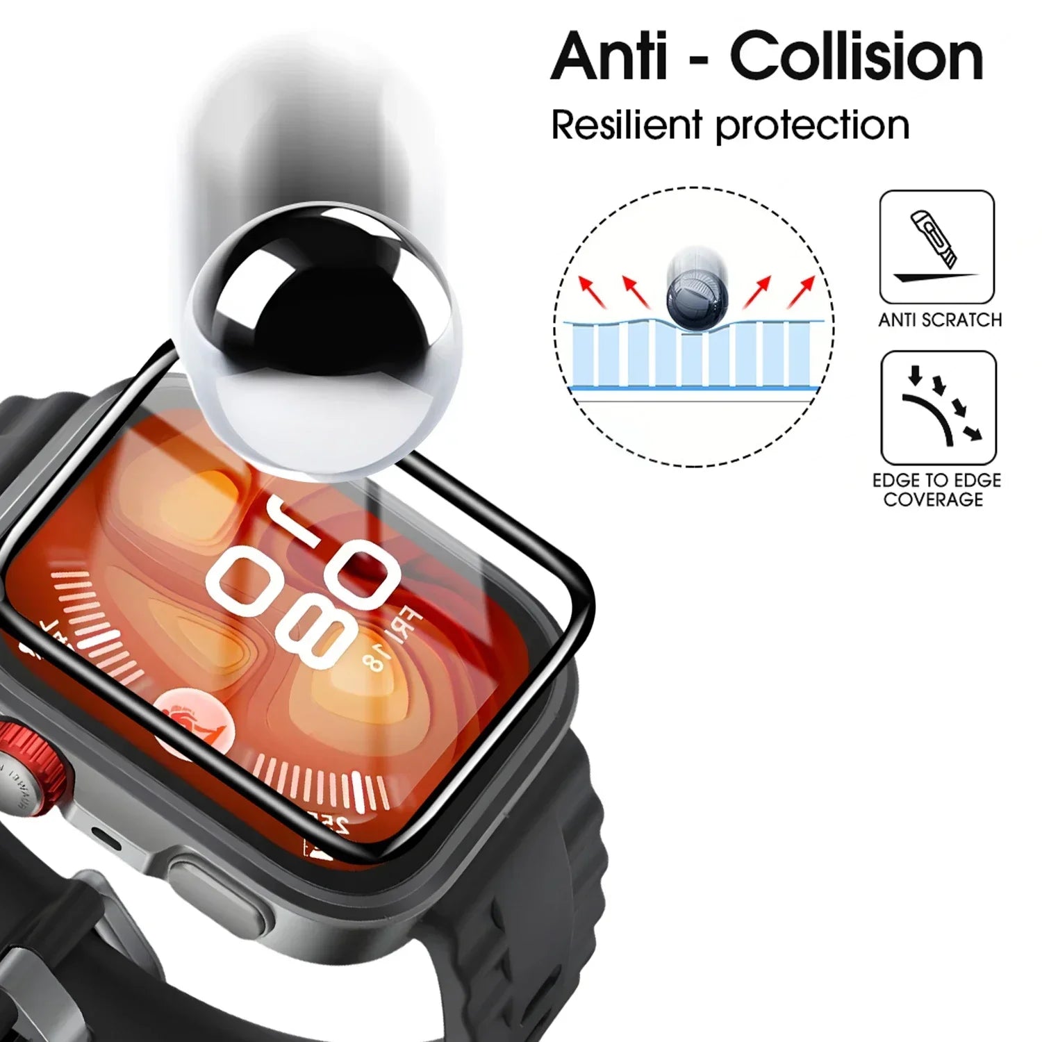 1-3Pcs 9D Curved Film For Huawei Watch fit4 3 Smart Watch Screen Protector Not Glass Full Cover for Huawei Watch Fit 3 4 Pro