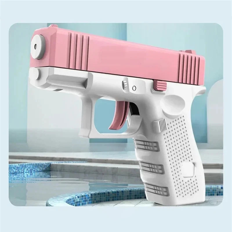 Water Gun Spray New Playful Water Gun Large Capacity Press and Run Mini Pistol Outdoor Water Gun Toy